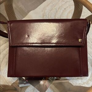 Pierre Cardin Burgundy Leather Bag